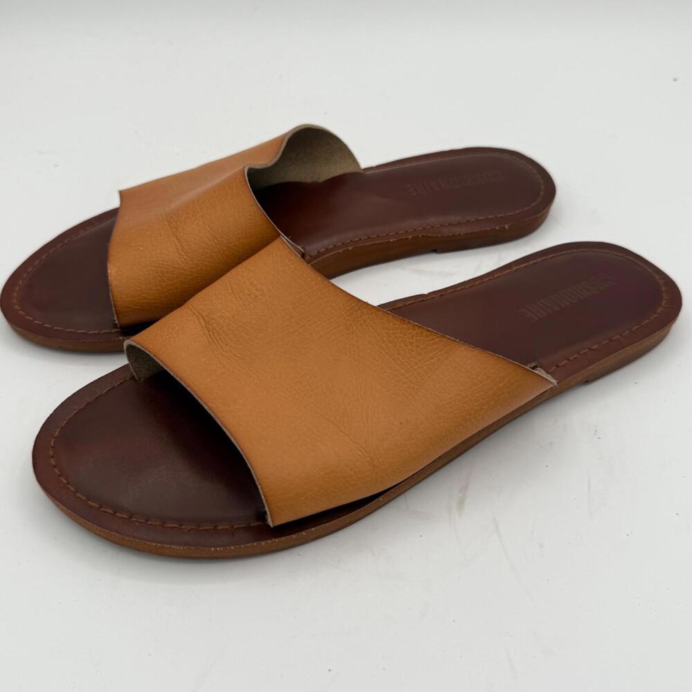 CUSHIONAIRE Carly One Band Slide Sandal Measures Women's Size 10‎